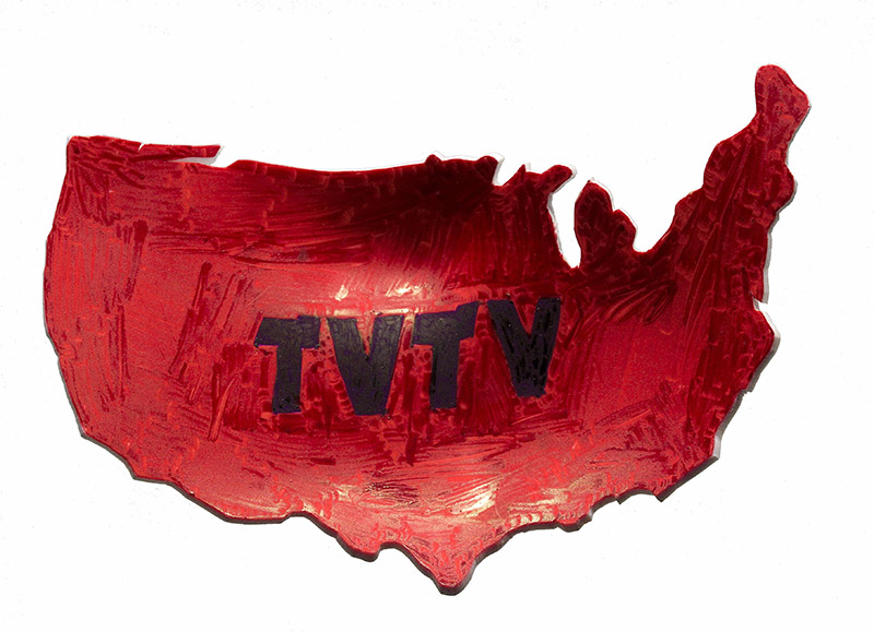TVTV on map of USA